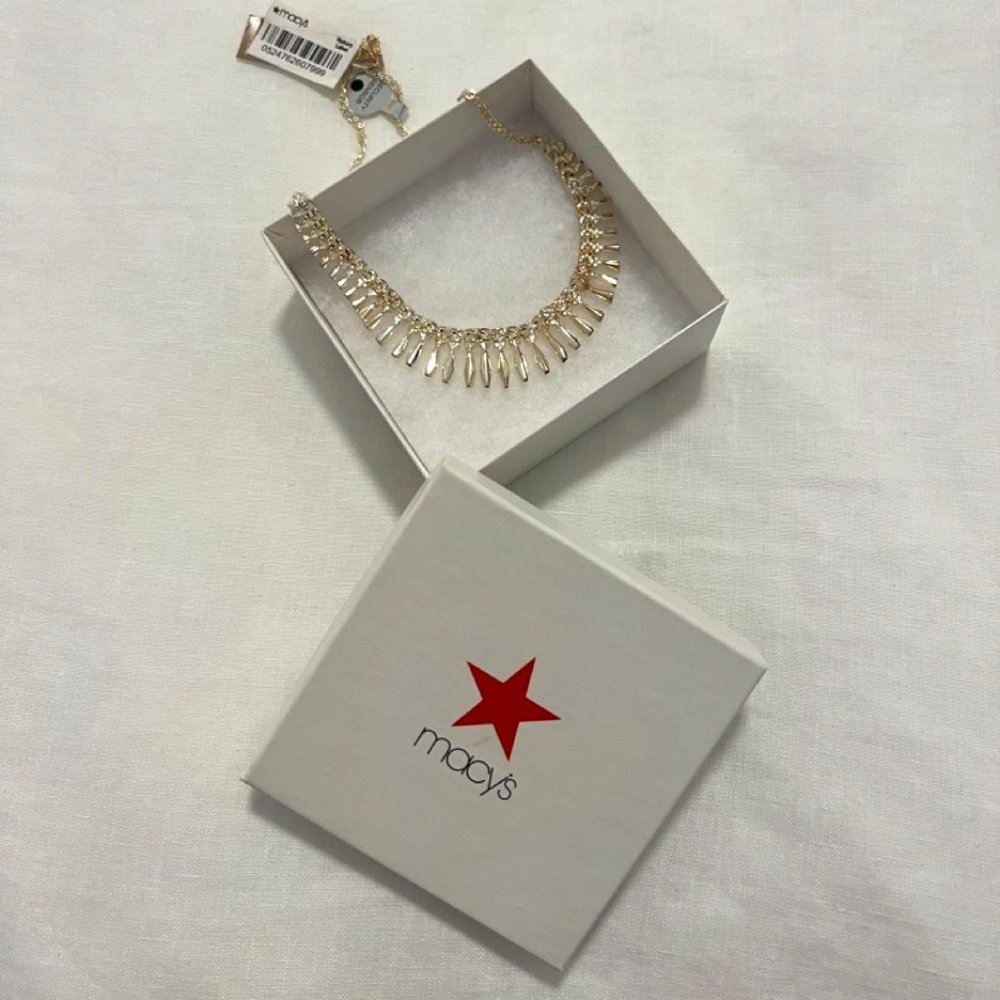 NWT Giani Bernini Cleopatra 18" 24k Gold Plated Sterling Silver Necklace